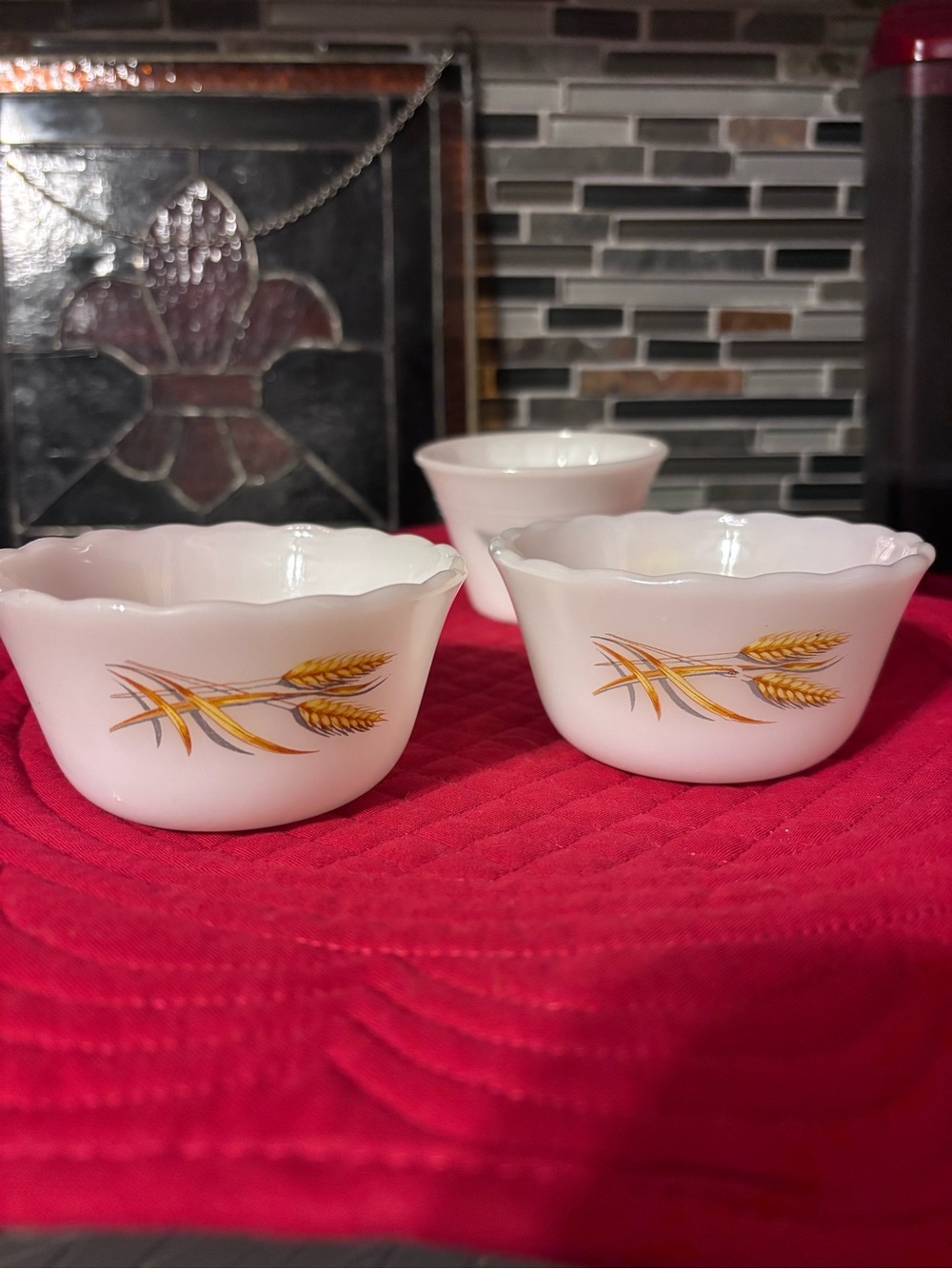 3 Vintage Milk Glass Ramekins Fire King/Anchor Hocking (2) & .. - Picture 2 of 5
